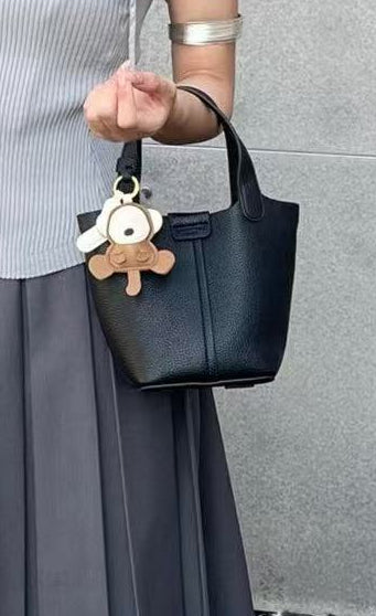Mini Zip Bucket Bag