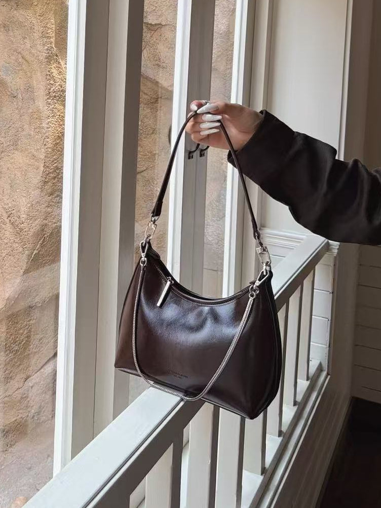Patent Leather Shoulder Bag