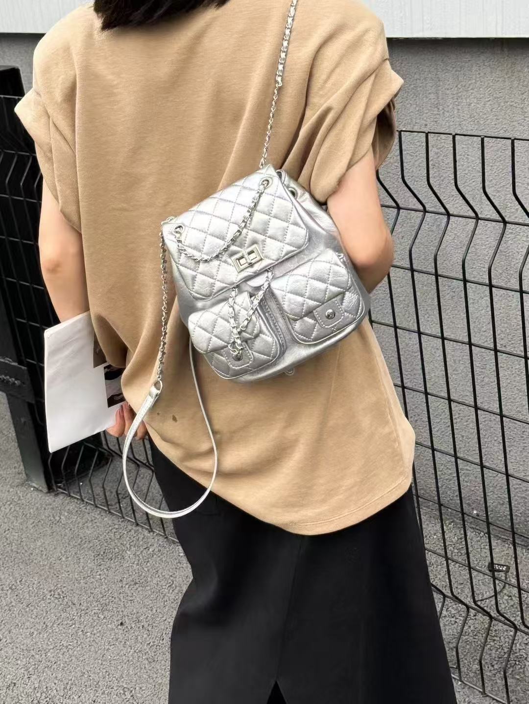 Classic Quilted Mini Backpack