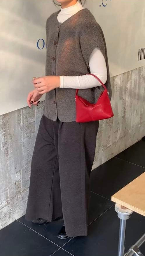 Sculptural Curve Mini Shoulder Bag