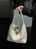 Woven Hobo Bag – Soft Leather Shoulder Bag