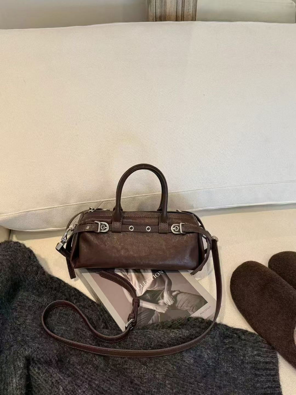 Vintage Mini East-West Crossbody Bag