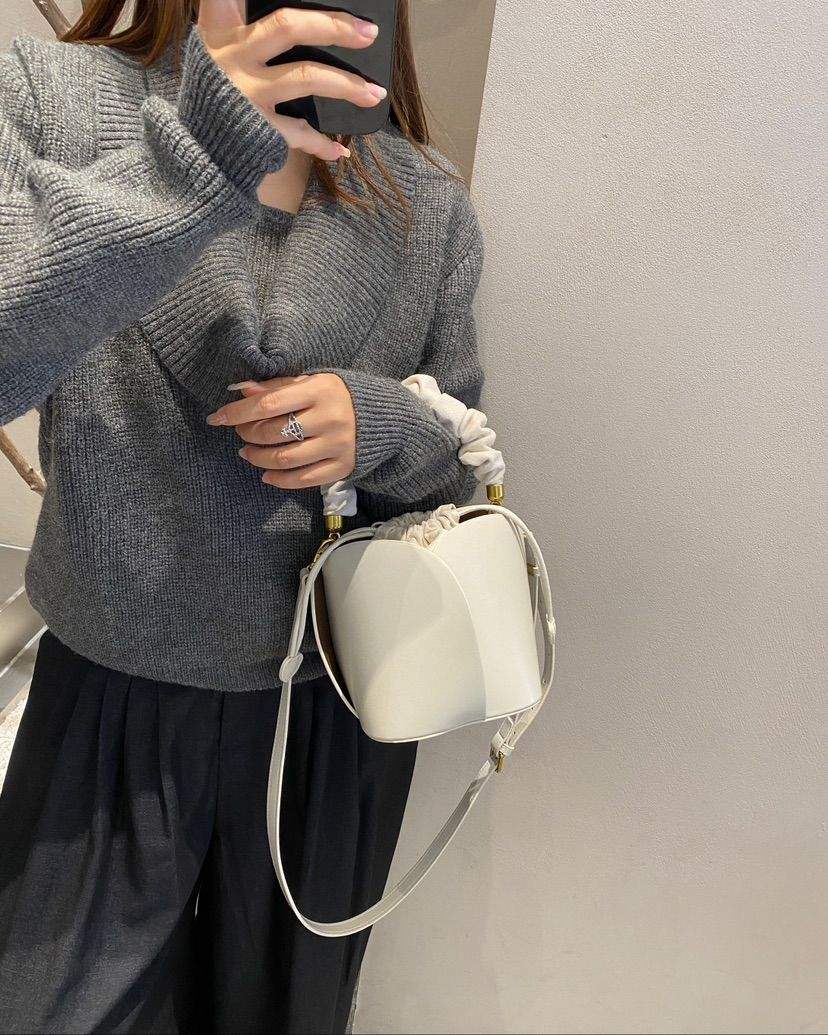 Mini Scrunch Handle Bucket Bag